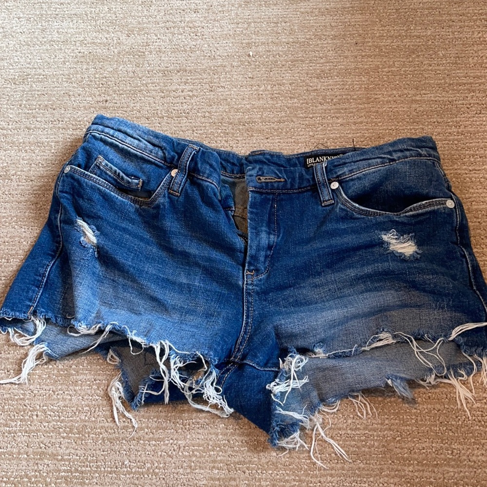BLANK JEAN SHORTS